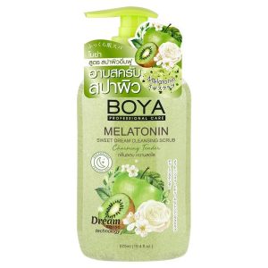 Boya Melatonin Sweet Dream Cleaning Scrub #charming tender โบย่า เมลาโทนิน สวีท ดรีม คลีนซิ่ง สครับ ชาร์มมิ่ง เทนเดอร์ 575 ml