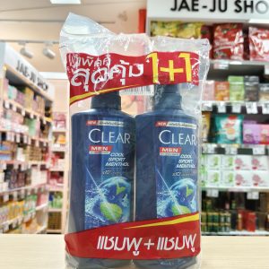 Clear men deep cleanse x10 shampoo เคลียร์ เมน แชมพู1แถม1 370gx2pcs