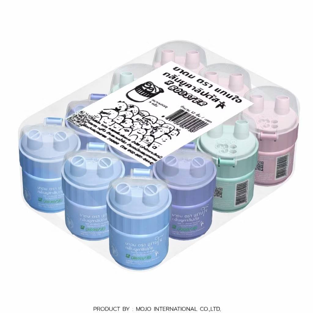 TAN jai brand inhaller eucalyptus scent ยาดมตราแทนใจ กลิ่นยูคาลิปตัส pack12x5g - Image 13