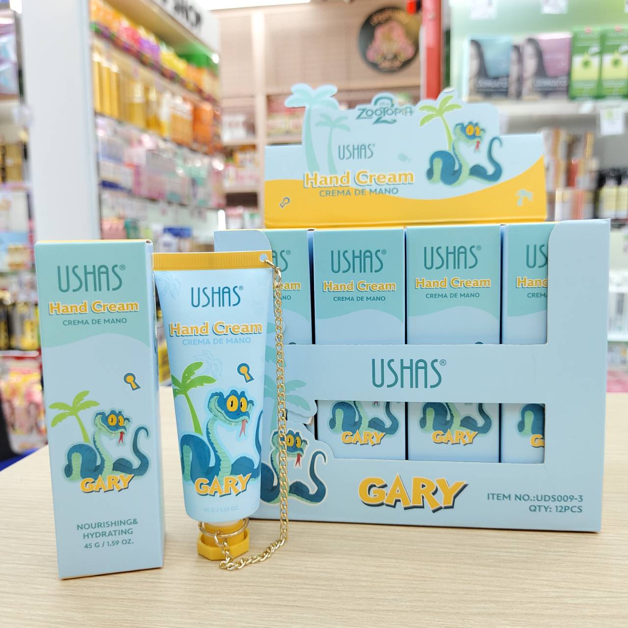 ushas hand cream crema de mano ยูสซาส แฮนด์ครีม สีฟ้า 45g - Image 5