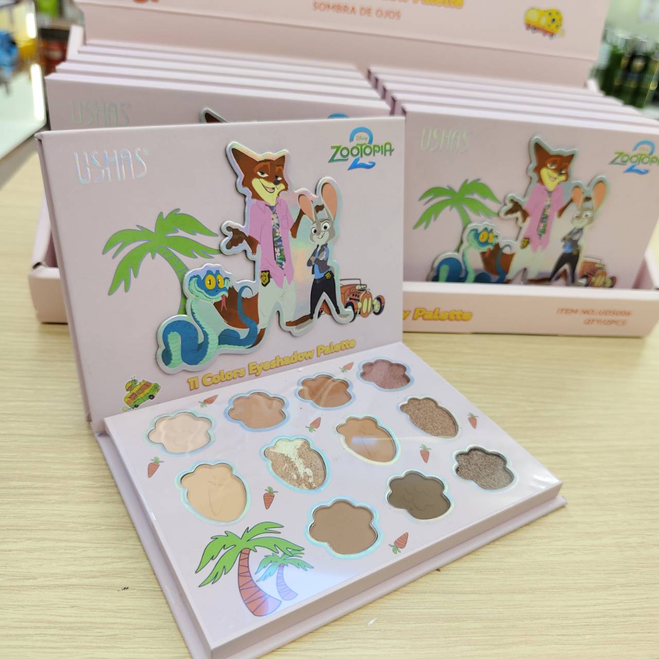 USHAS zooyopia 11colors eyeshadow palette ยูสซาส ซูโทเปียอายแชโดว์ พาเลท - Image 6