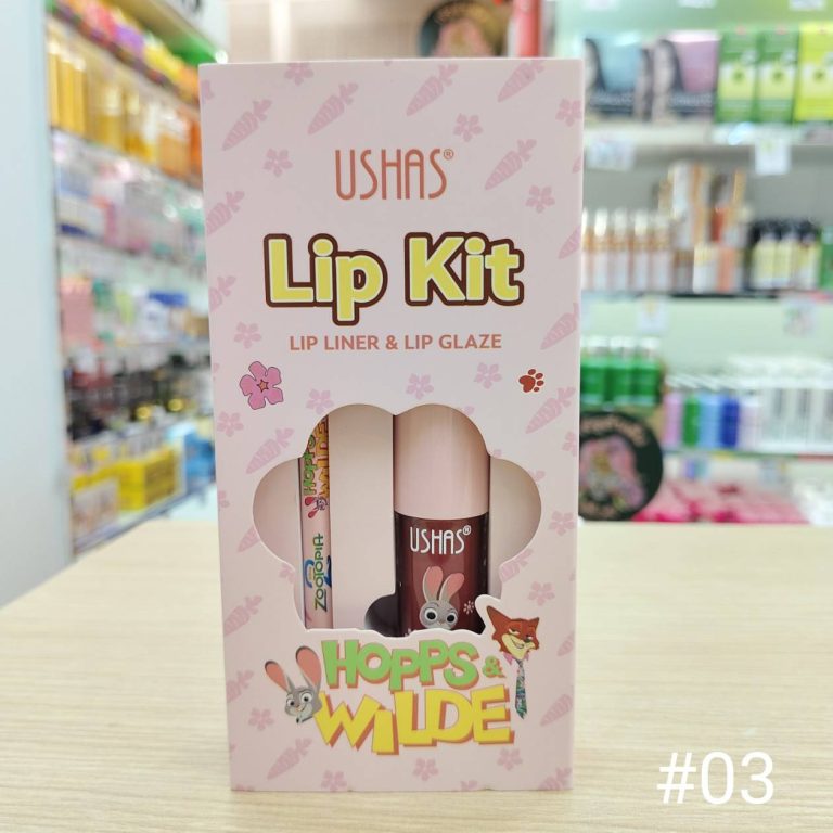 Ushas lip kit lip liner & lip glaze ยูสซาส ลิปไลเนอร์ แอนด์ ลิปเกลซ - No.03