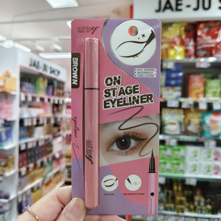 A 438 ashley on stage eyeliner#black แอชลี่ย์ ออน สเทจ อายไลเนอร์ แบล็ค 0.6g - 02.Brown