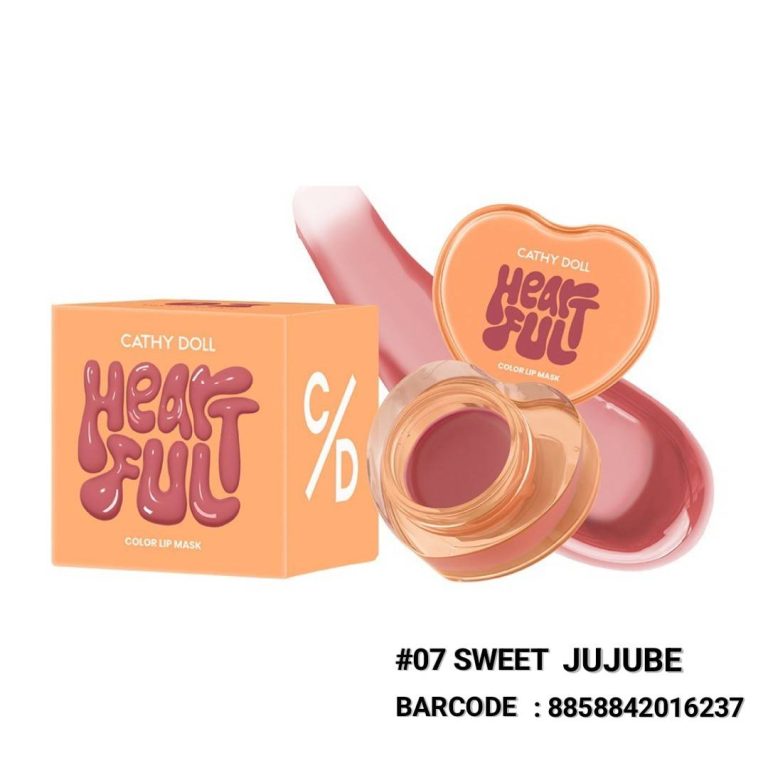 Cathy doll heartful color lip mask เคที่ดอลล์ ฮาร์ทฟลูคัลเลอร์สลิปมาส์ก - NO.7Sweet Jujube
