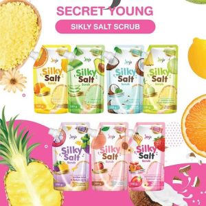 Joji secret young silky salt scrub โจจิ ซิลกี้ ซอลล์ สครับ 350g.