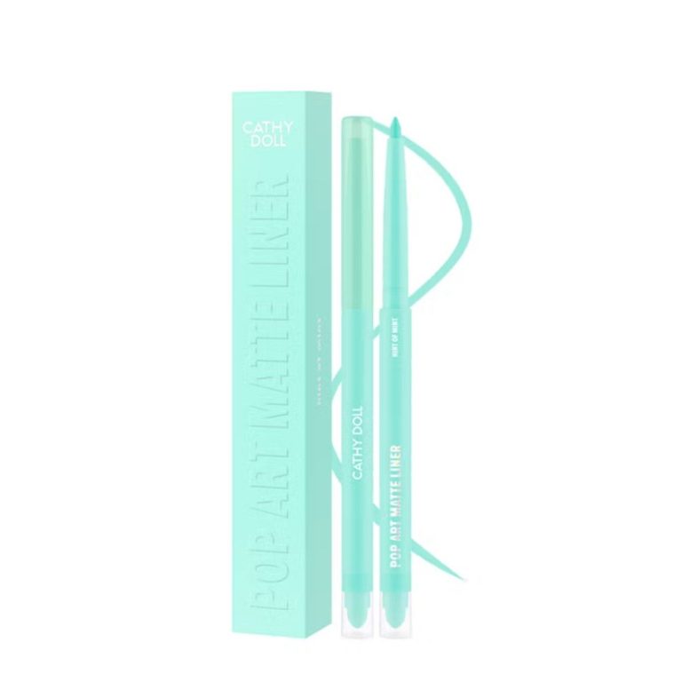 Cathy doll pop art matte liner เคที่ดอลล์ ป๊อปอาร์ทแมทท์ไลเนอร์  0.25g - 06.hint of mint
