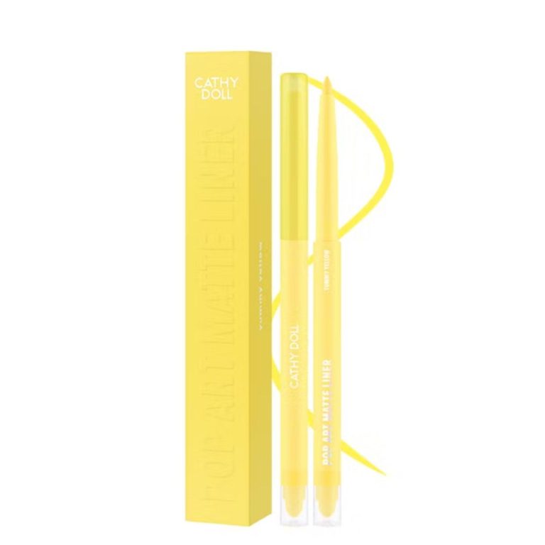 Cathy doll pop art matte liner เคที่ดอลล์ ป๊อปอาร์ทแมทท์ไลเนอร์  0.25g - 02.yummy yellow