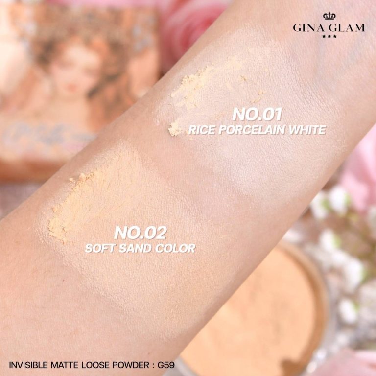 GINA GLAM INVISIBLE MATTE LOOSE POWDER - 01