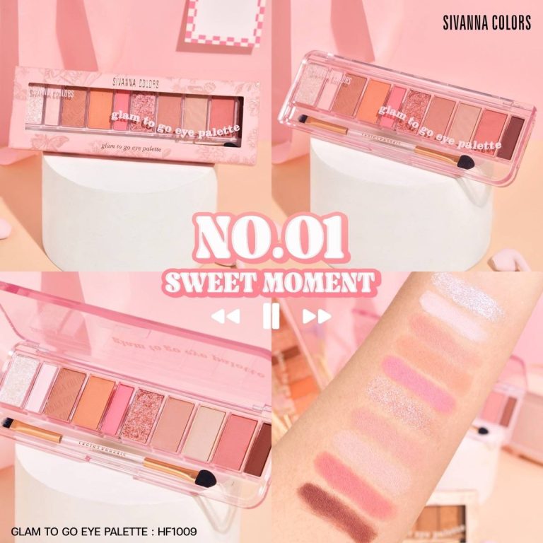 SIVANNA COLORS GLAM TO GO EYE PALETTE - 01