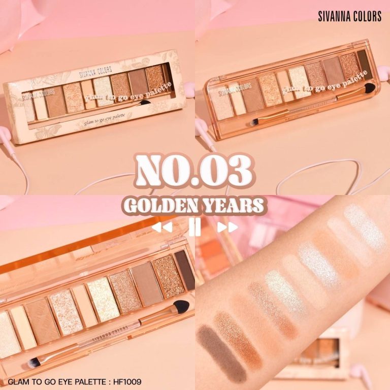 SIVANNA COLORS GLAM TO GO EYE PALETTE - 03