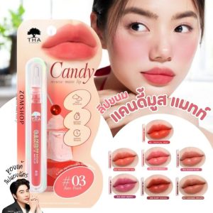 THA candy mousse matte lip ฑาบายน้องฉัตร แคนดี้มูสแมทท์ลิป 2.5g.