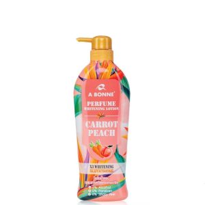 A bonne perfume whitening lotion เอ บอนเน่ เพอร์ฟูม ไวท์เทนนิ่ง โลชั่น #carrot peach 500ml