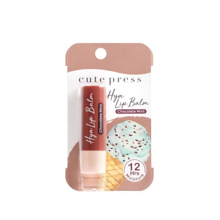 Cute press hya tinted lip balm  คิวท์เพรส ไฮยา ลิป บาล์ม 3.7g - 02.Chocolate mint