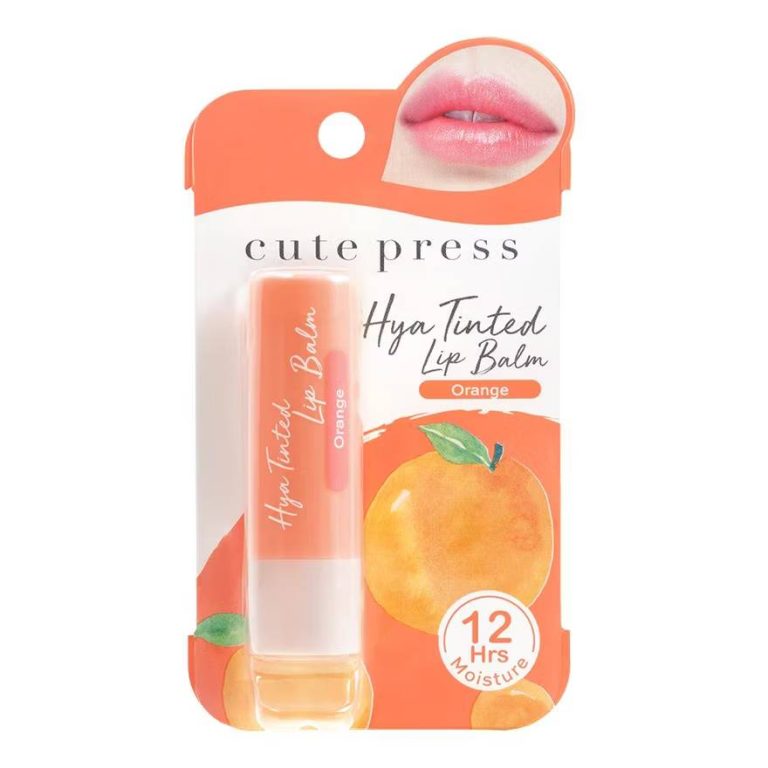 Cute press hya tinted lip balm  คิวท์เพรส ไฮยา ลิป บาล์ม 3.7g - 06.Orange
