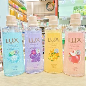 LUX sparkling glow gel bodywash ลักส์ สปาร์คกลิ้ง โกลว์ เจล บอดี้วอช 400g