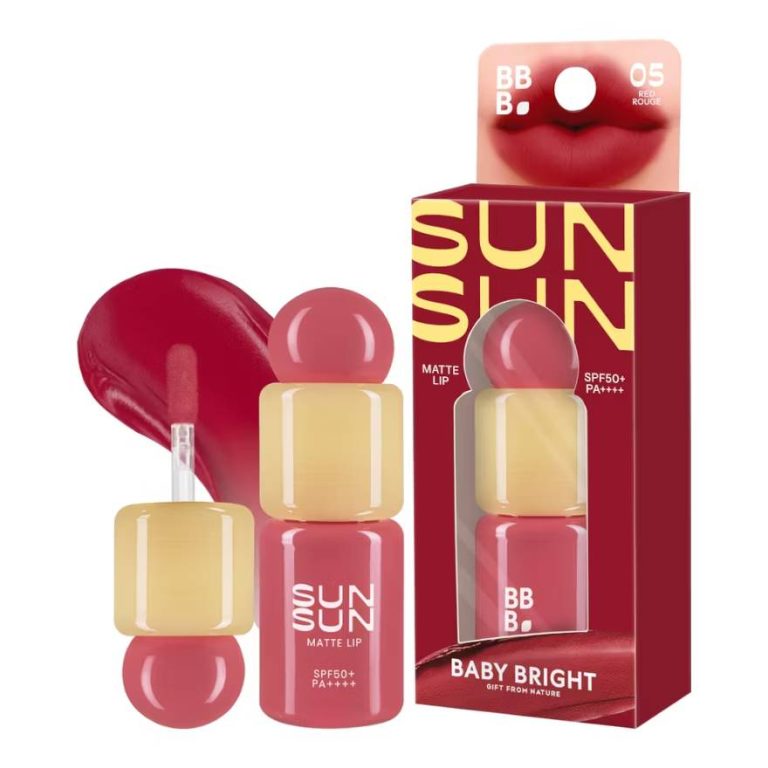 Baby bright sunsun matte lip เบบี้ไบร์ท ซันซันแมทท์ลิป spf50+pa++++ - 05. red rouge