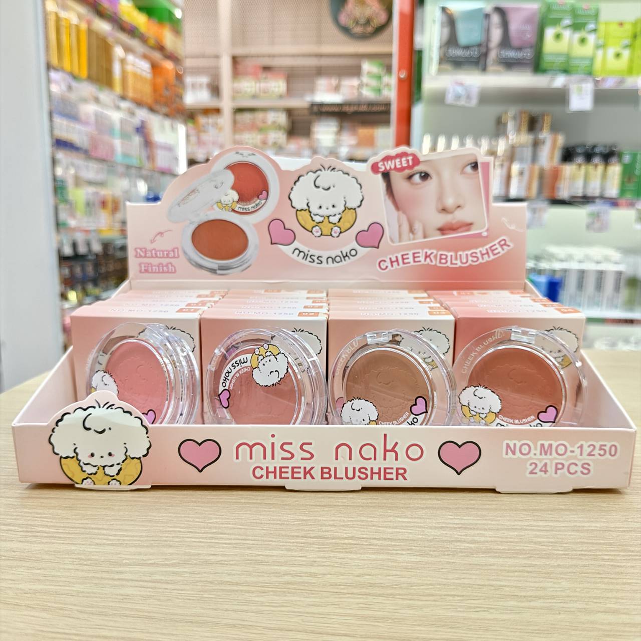 MO-1250 Miss nako cheek blusher มิส นาโกะ ชีค บลัชเชอร์