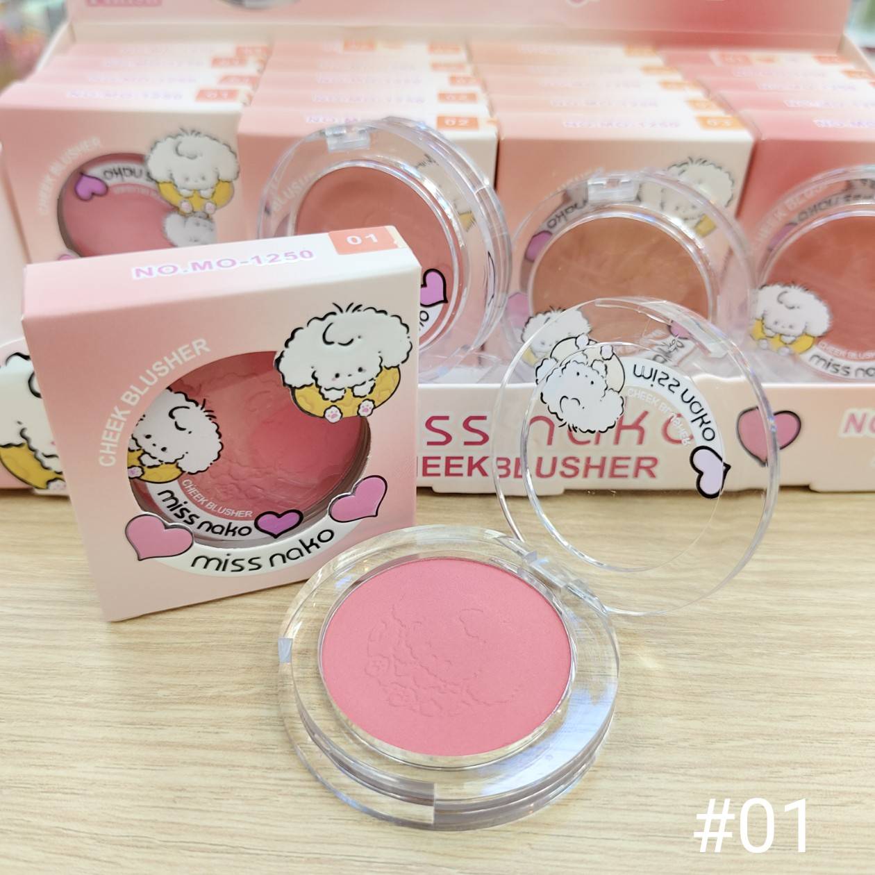 MO-1250 Miss nako cheek blusher มิส นาโกะ ชีค บลัชเชอร์ - Image 4