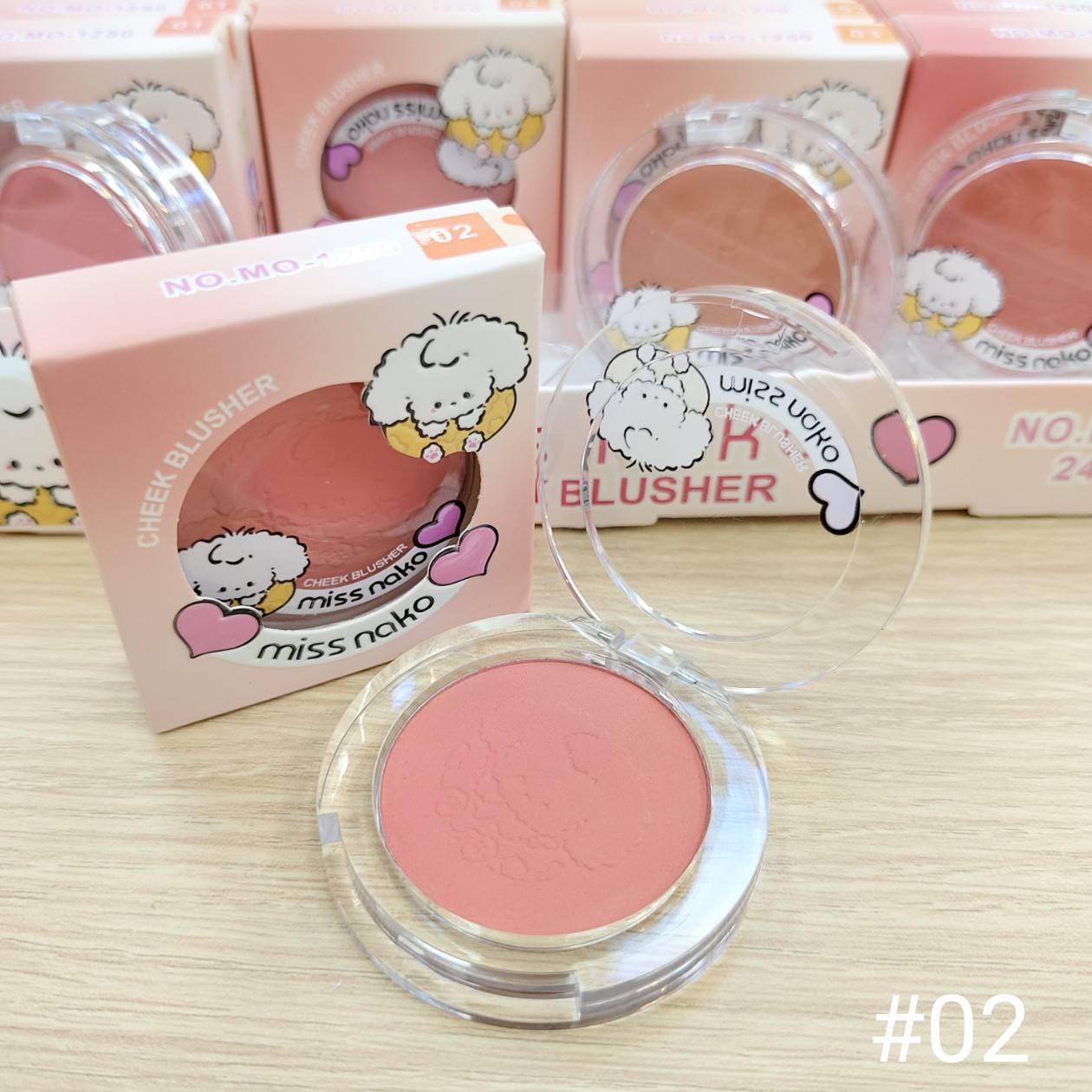 MO-1250 Miss nako cheek blusher มิส นาโกะ ชีค บลัชเชอร์ - Image 5