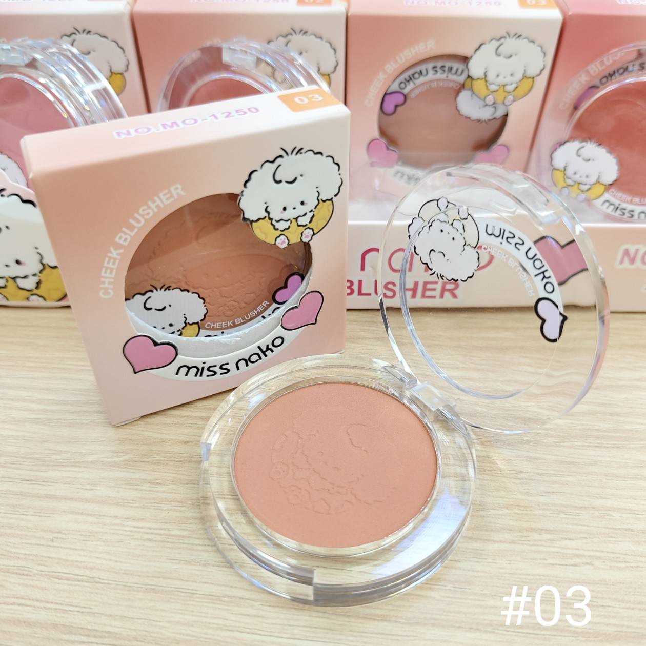 MO-1250 Miss nako cheek blusher มิส นาโกะ ชีค บลัชเชอร์ - Image 6