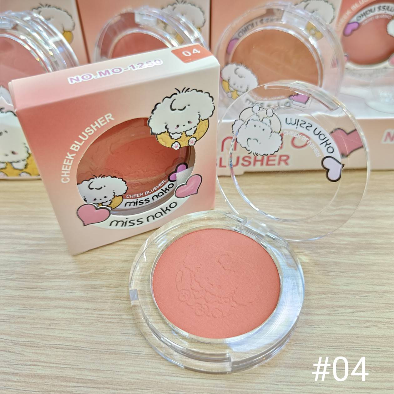 MO-1250 Miss nako cheek blusher มิส นาโกะ ชีค บลัชเชอร์ - Image 7