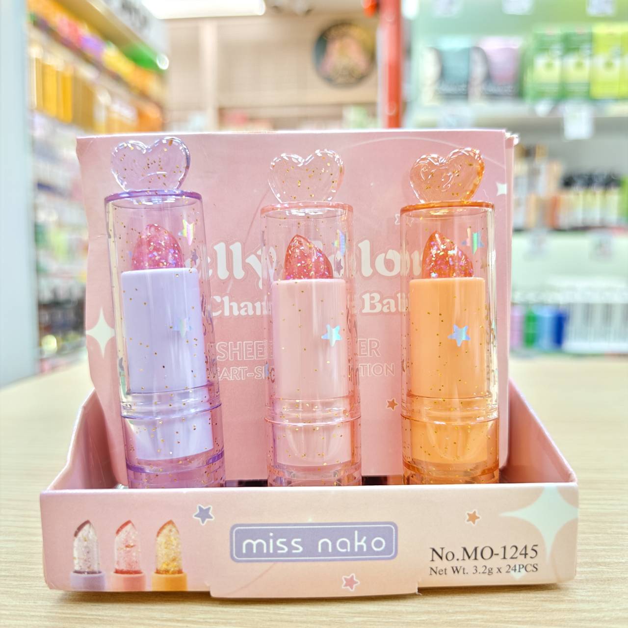 MO-1245 Miss nako jelly color change lip balm มิส นาโกะ เจลลี่ คัลเลอร์ เชนจ์ ลิปบาล์ม 3.2g
