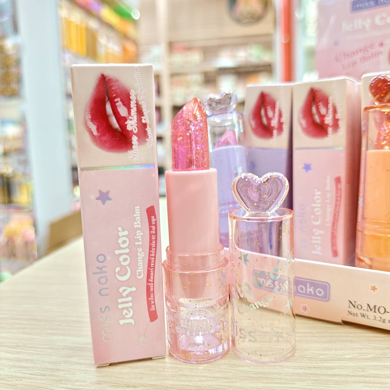 MO-1245 Miss nako jelly color change lip balm มิส นาโกะ เจลลี่ คัลเลอร์ เชนจ์ ลิปบาล์ม 3.2g - Image 10