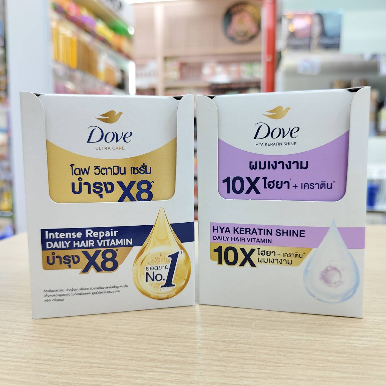 Dove hair vitamin 1mlx6cap โดฟ เคราติน