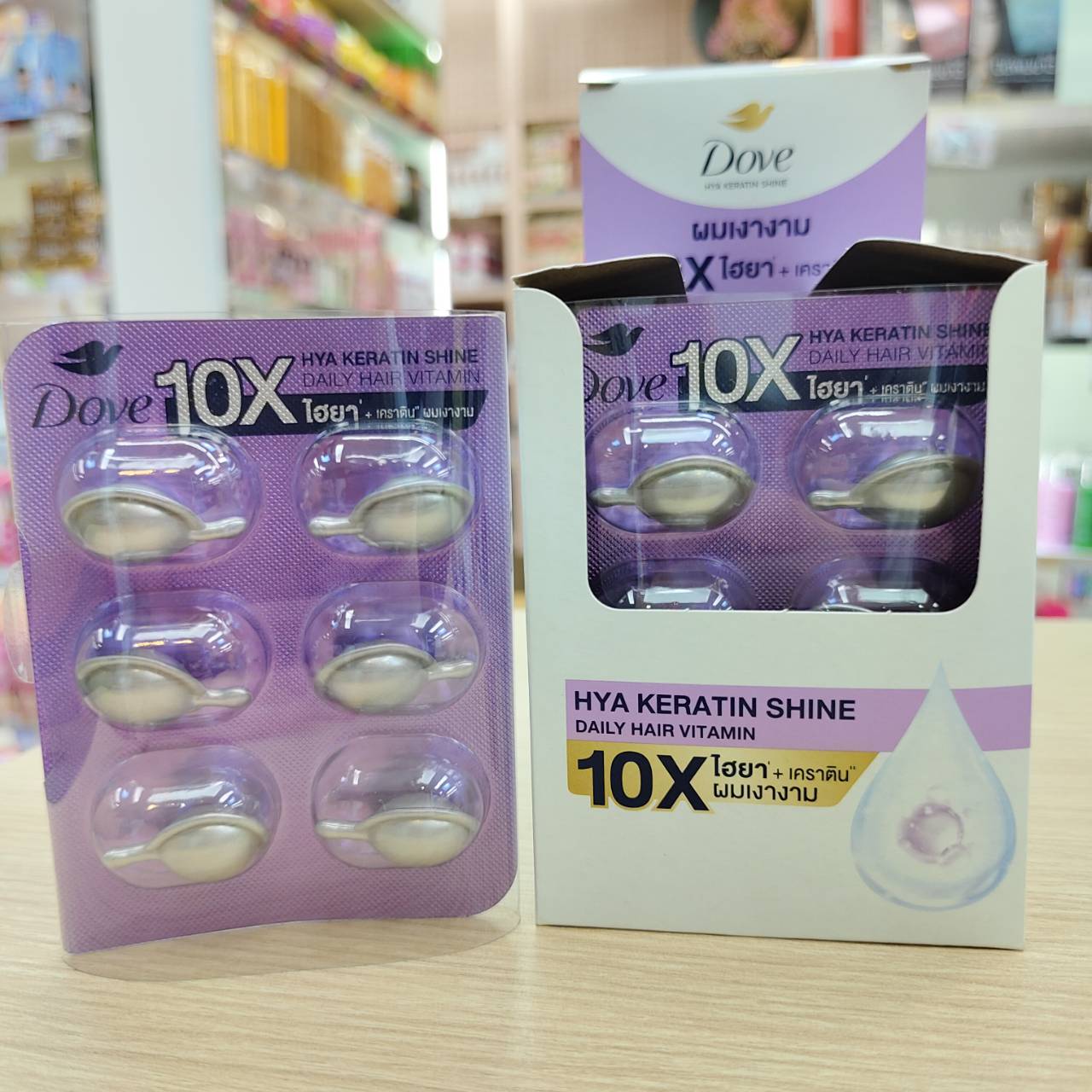 Dove hair vitamin 1mlx6cap โดฟ เคราติน - Image 6
