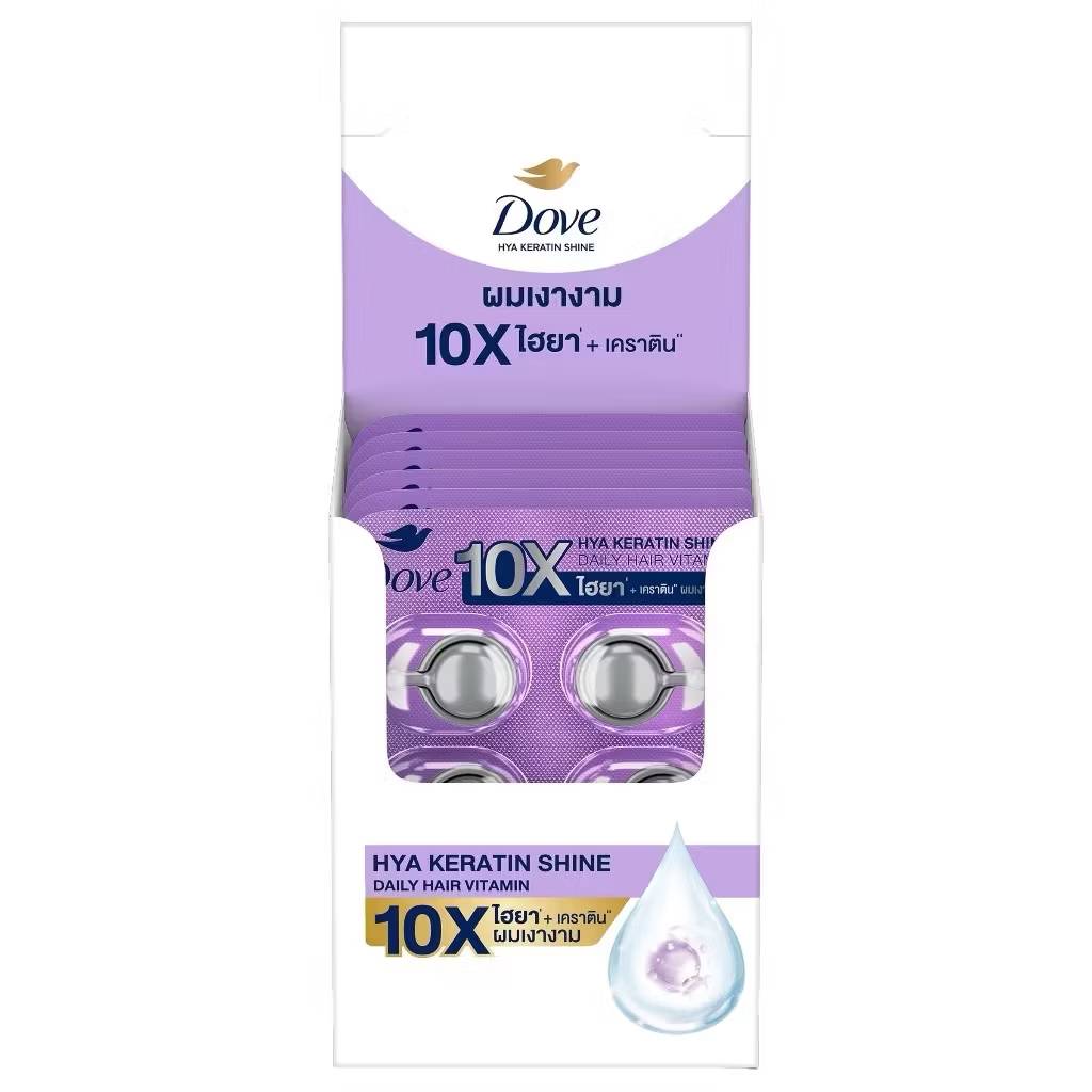 Dove hair vitamin 1mlx6cap โดฟ เคราติน - Image 8