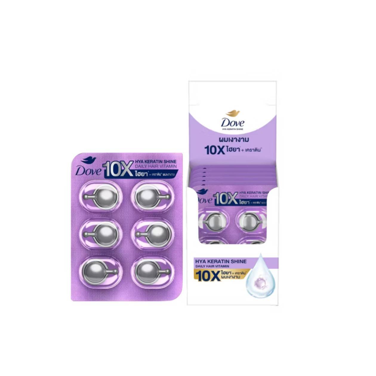 Dove hair vitamin 1mlx6cap โดฟ เคราติน - Image 10