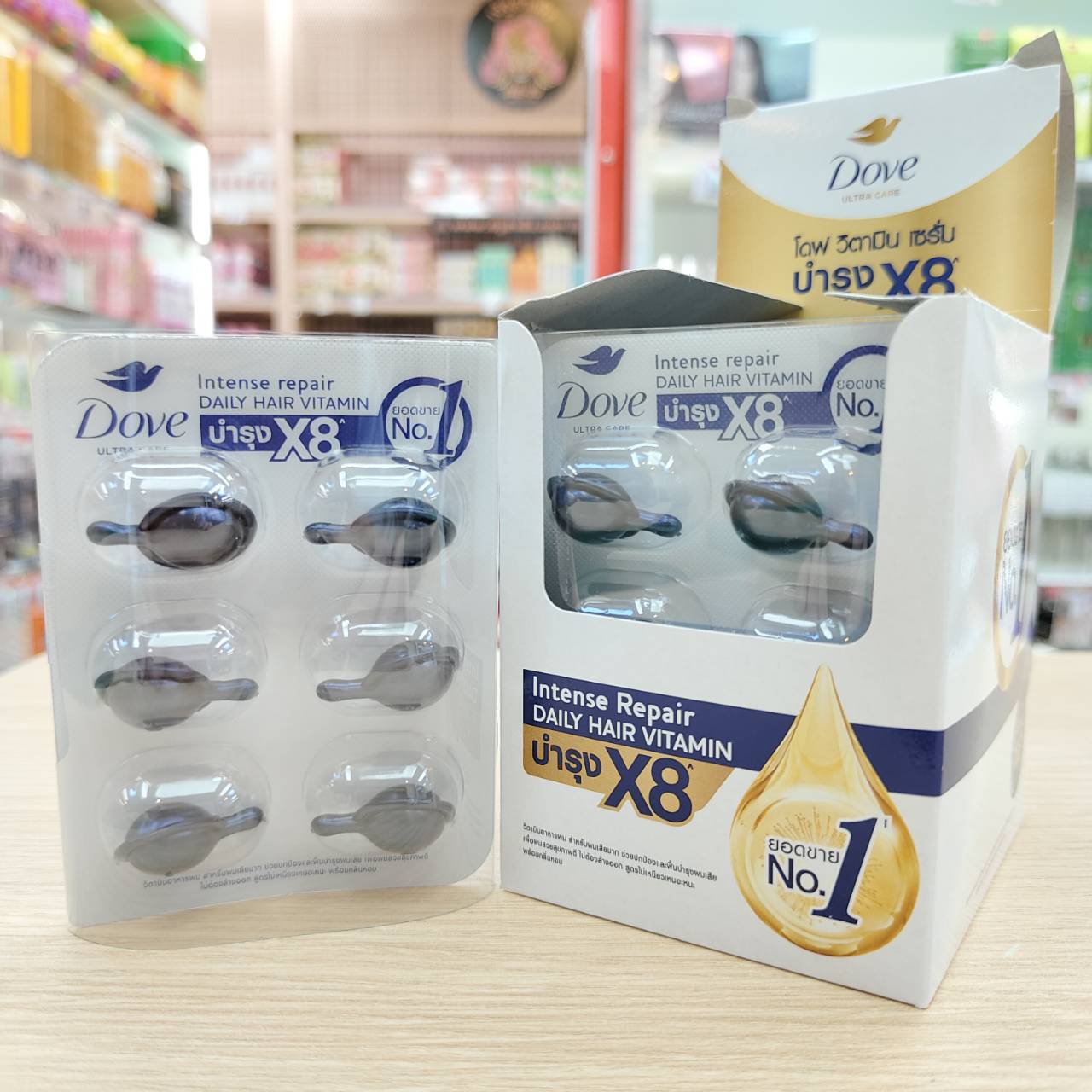 Dove hair vitamin 1mlx6cap โดฟ เคราติน - Image 12