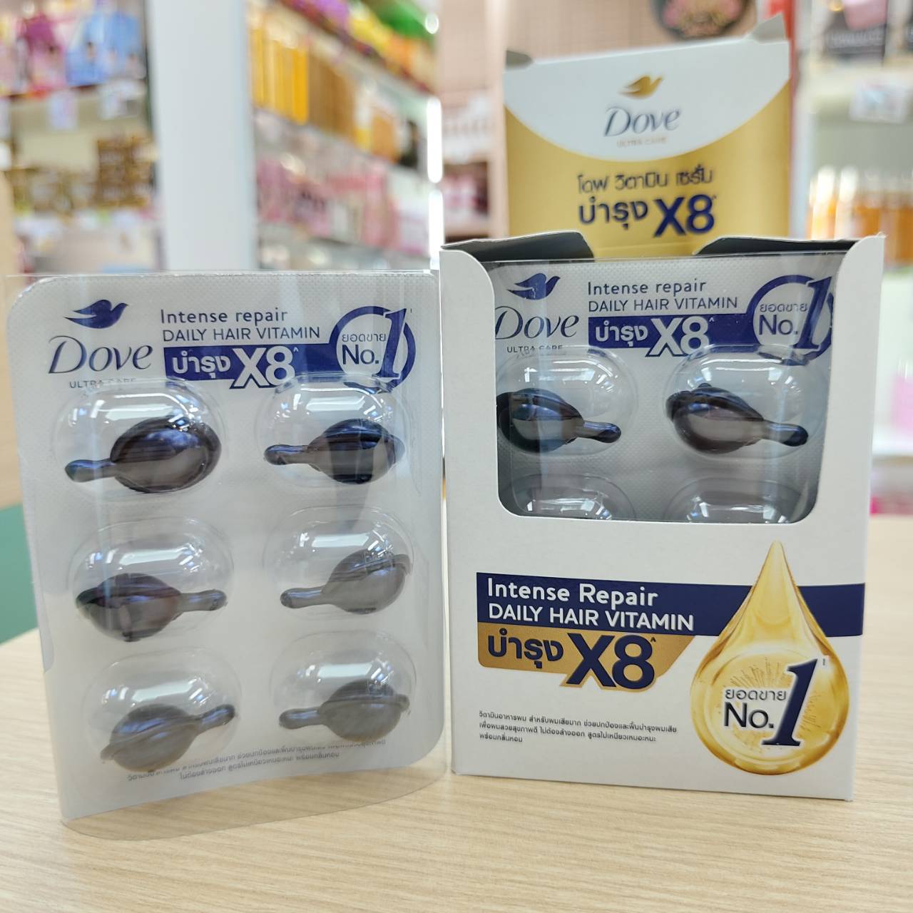 Dove hair vitamin 1mlx6cap โดฟ เคราติน - Image 15