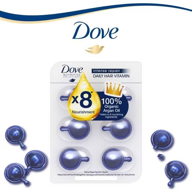 Dove hair vitamin 1mlx6cap โดฟ เคราติน - Image 19