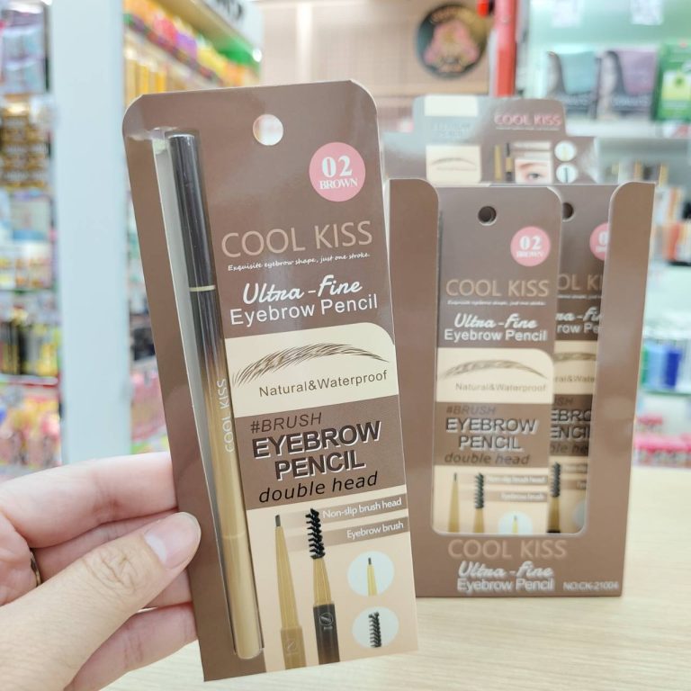 CX-YS-CK21004 Cool kiss eyebrow pencil คูล คิส อัลตร้า-ไฟน์ อายบราว เพนซิล 0.08g - 02. brown
