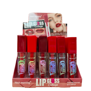 HL6105 Hold morning lip gloss collage ลิปกลอสกล่องแดง