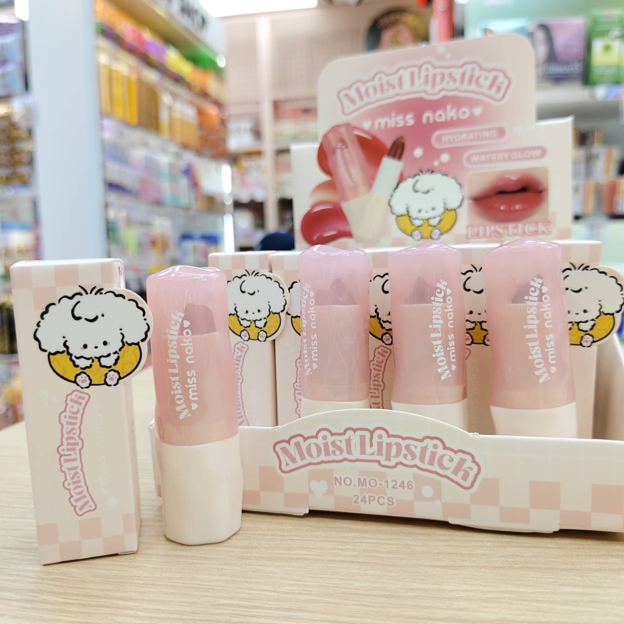MO-1246 Miss nako moist lipstick มิส นาโกะ มอยส์ ลิปสติก 3.5 - Image 4