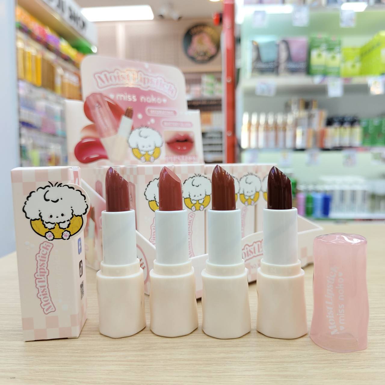 MO-1246 Miss nako moist lipstick มิส นาโกะ มอยส์ ลิปสติก 3.5 - Image 6