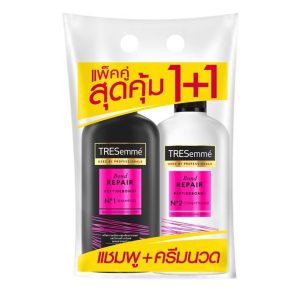 Tresemme shampoo+conditioner เทซาเม่ แชมพู+ครีมนวด 370mlx2pcs