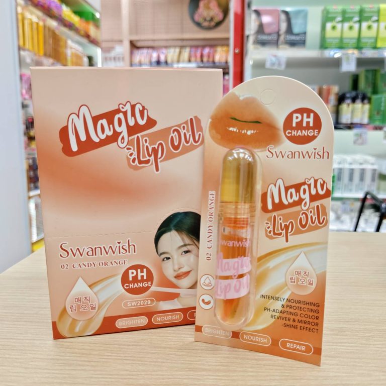 CX-YJ-SW2029 Swanwish magic lip oil สวอนวิช เมจิก ลิปออยล์ 3.5ml - 02. candy orange