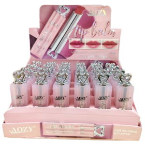 NO.AB028 Aozy lip balm ลิปบาล์มกล่องชมพู 25g
