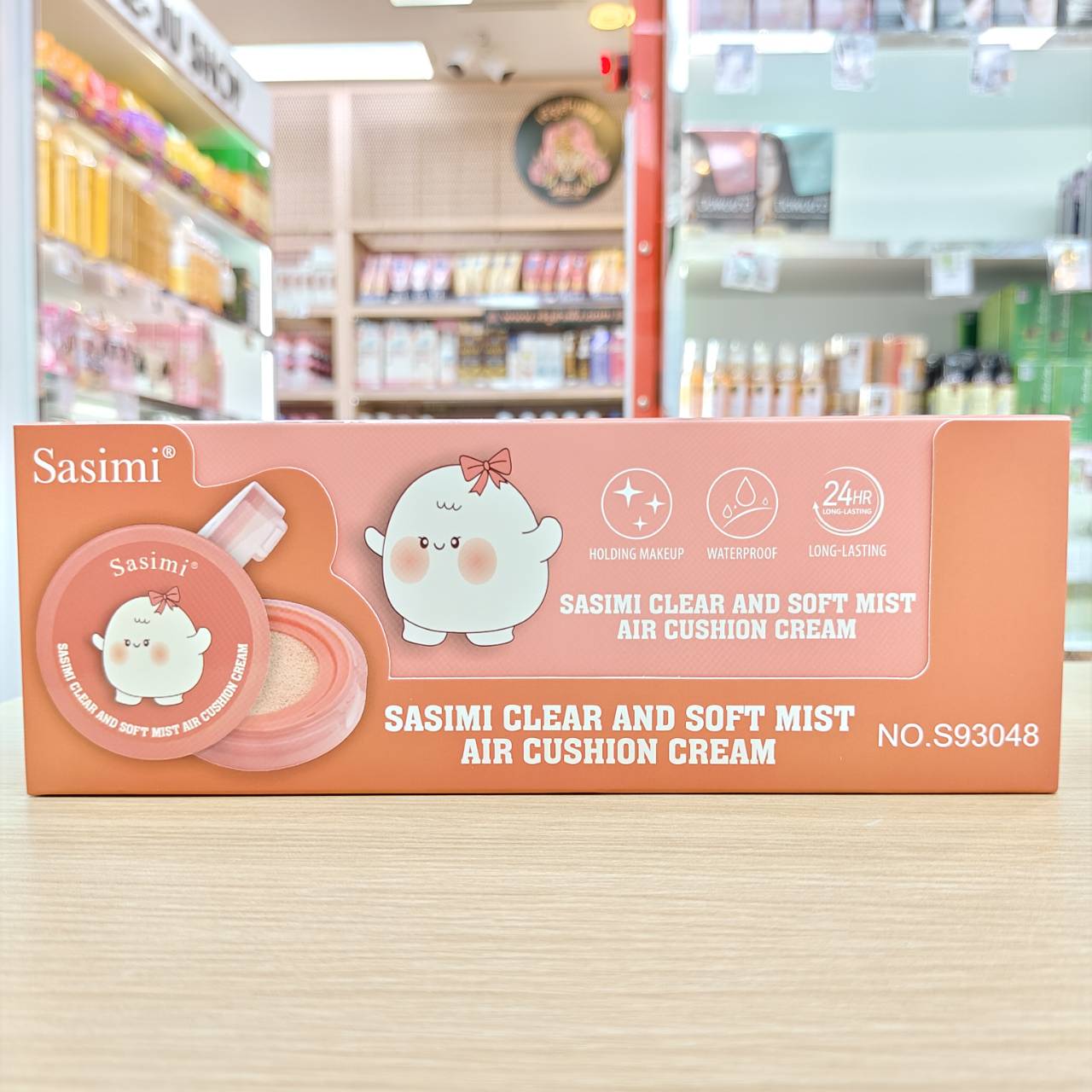 NO.S93048 Sasimi clear and soft mist air cushion cream ซาซิมิ เคลียร์ แอนด์ ซอฟท์ มิสท์ แอร์ คูชชั่น 10g - Image 2