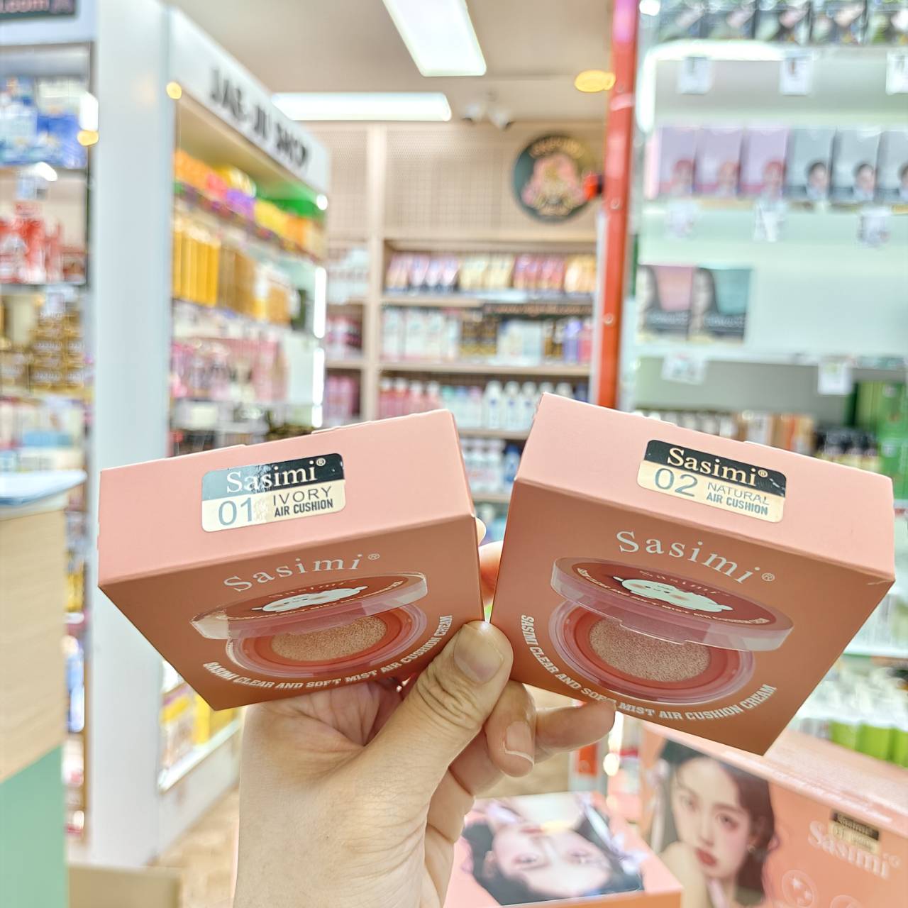 NO.S93048 Sasimi clear and soft mist air cushion cream ซาซิมิ เคลียร์ แอนด์ ซอฟท์ มิสท์ แอร์ คูชชั่น 10g - Image 7