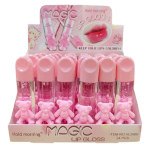 NO.HL5980 Hold morning Magic lipgloss เมจิก ลิปกลอสกล่องชมพู