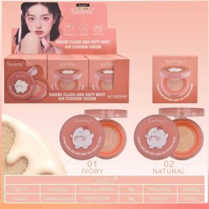 NO.S93048 Sasimi clear and soft mist air cushion cream ซาซิมิ เคลียร์ แอนด์ ซอฟท์ มิสท์ แอร์ คูชชั่น 10g