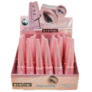 NO.N179 Hold morning beautiful eyeliner super อายไลน์เนอร์ กล่องชมพู