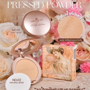 GINA GLAM MATTE NATURAL OIL CONTROL PRESSED POWDER