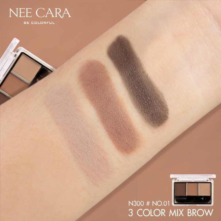 NEE CARA 3 COLOR MIX BROW PALETTE - 01