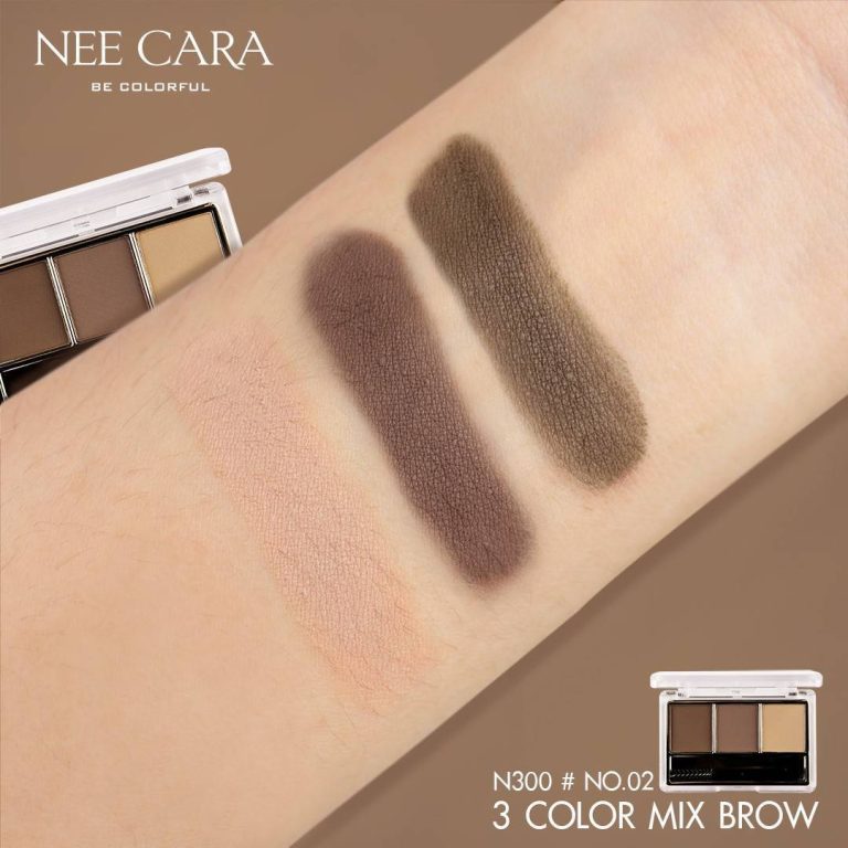 NEE CARA 3 COLOR MIX BROW PALETTE - 02