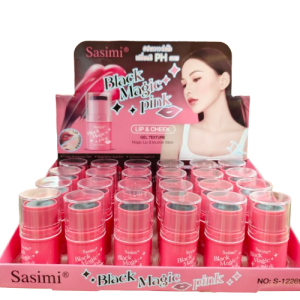 NO.S-12269 Sasimi black magic pink lip&cheek gel texture ปัดแก้มเจลสติก x24pcs